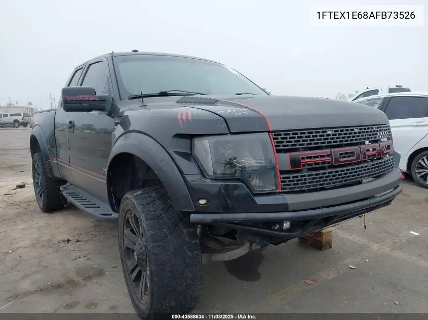 1FTEX1E68AFB73526 2010 Ford F-150 Svt Raptor