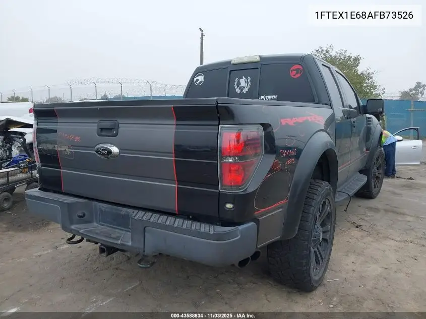 1FTEX1E68AFB73526 2010 Ford F-150 Svt Raptor