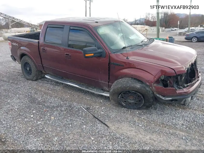 1FTFW1EVXAFB92903 2010 Ford F-150 Fx4/Harley-Davidson/King Ranch/Lariat/Platinum/Xl/Xlt