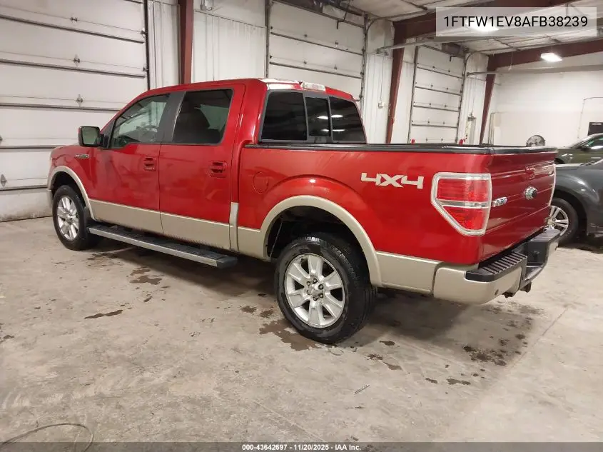 1FTFW1EV8AFB38239 2010 Ford F-150 Fx4/Harley-Davidson/King Ranch/Lariat/Platinum/Xl/Xlt