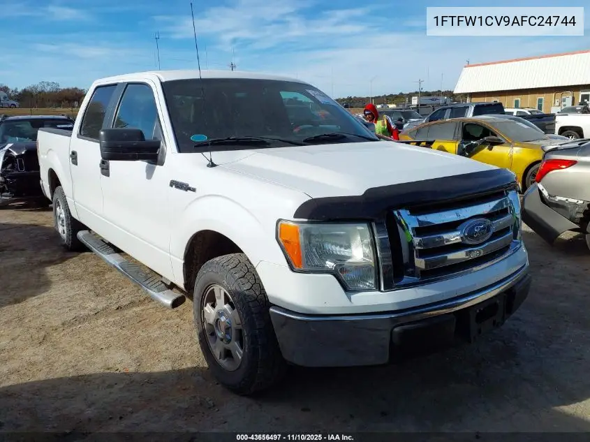 1FTFW1CV9AFC24744 2010 Ford F-150 Fx2 Sport/Harley-Davidson/King Ranch/Lariat/Platinum/Xl/Xlt
