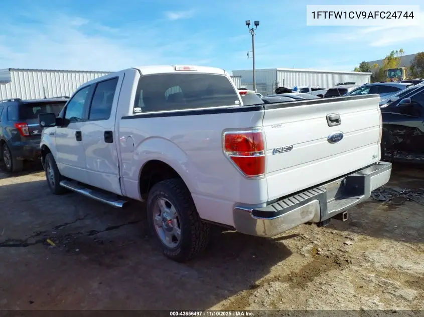 1FTFW1CV9AFC24744 2010 Ford F-150 Fx2 Sport/Harley-Davidson/King Ranch/Lariat/Platinum/Xl/Xlt