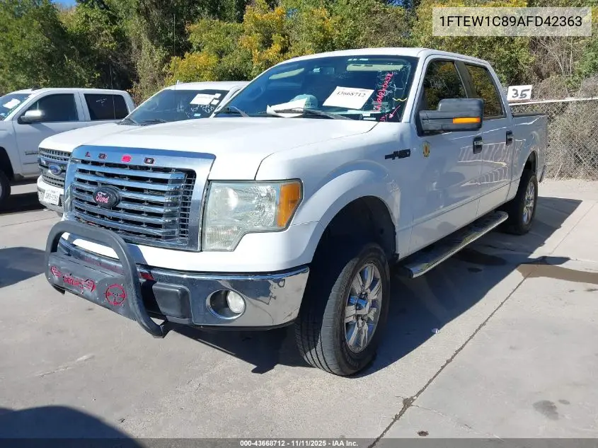 1FTEW1C89AFD42363 2010 Ford F-150 Fx2 Sport/Xl/Xlt
