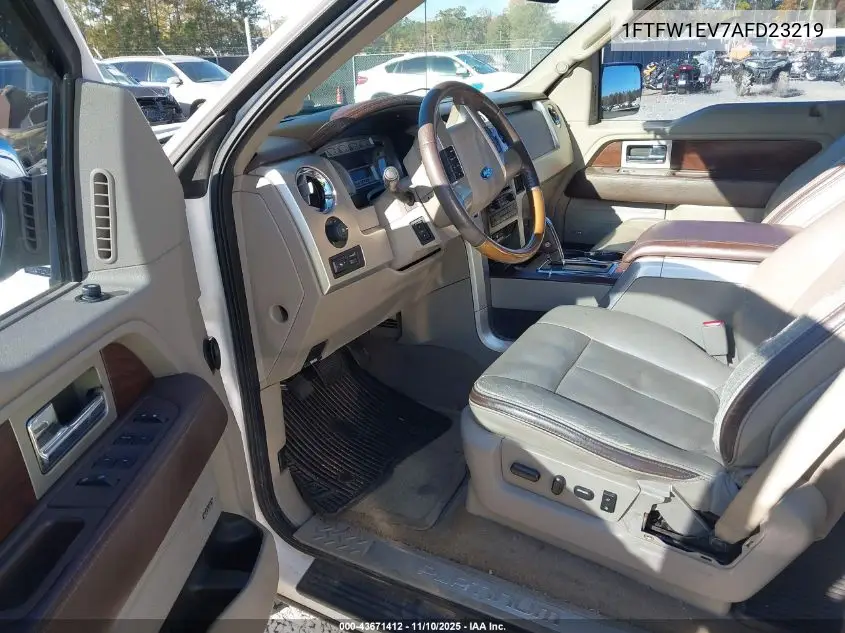 1FTFW1EV7AFD23219 2010 Ford F-150 Fx4/Harley-Davidson/King Ranch/Lariat/Platinum/Xl/Xlt