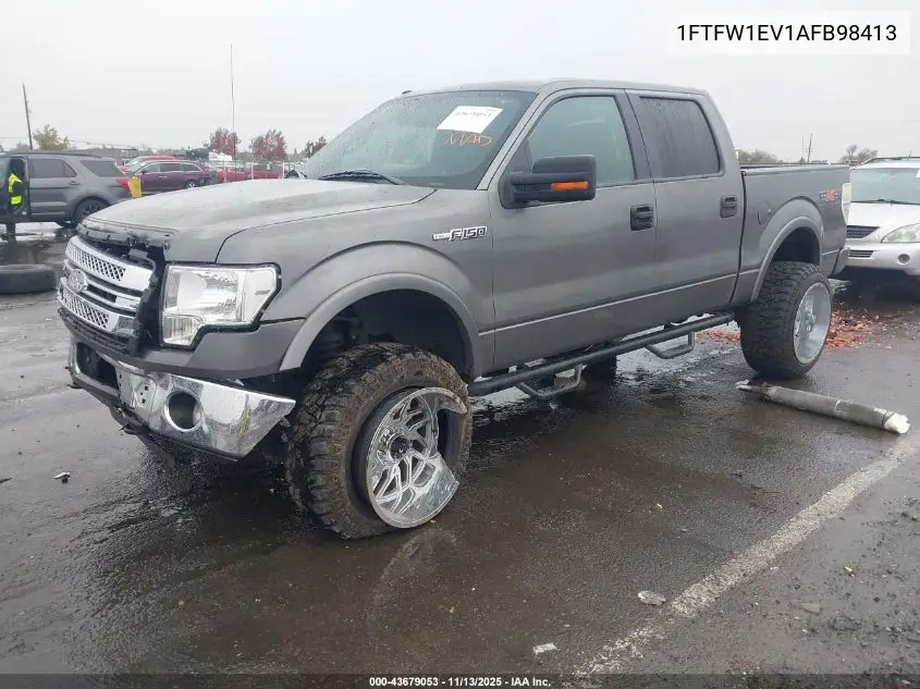 1FTFW1EV1AFB98413 2010 Ford F-150 Fx4/Harley-Davidson/King Ranch/Lariat/Platinum/Xl/Xlt