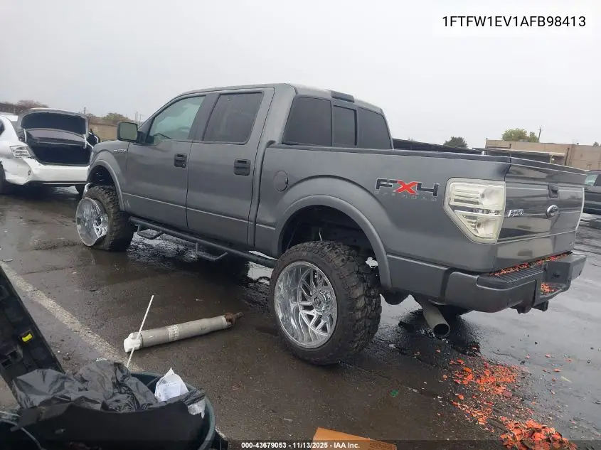 1FTFW1EV1AFB98413 2010 Ford F-150 Fx4/Harley-Davidson/King Ranch/Lariat/Platinum/Xl/Xlt