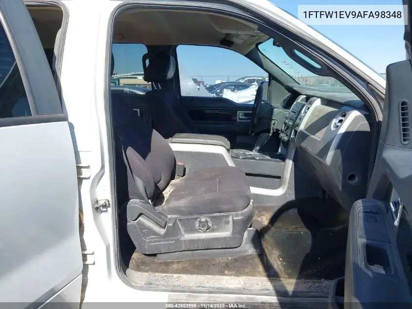 1FTFW1EV9AFA98348 2010 Ford F-150 Fx4/Harley-Davidson/King Ranch/Lariat/Platinum/Xl/Xlt