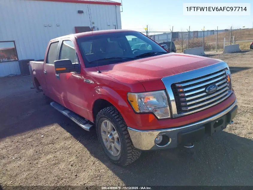 1FTFW1EV6AFC97714 2010 Ford F-150 Fx4/Harley-Davidson/King Ranch/Lariat/Platinum/Xl/Xlt