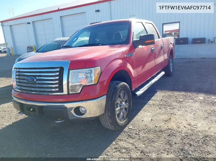 1FTFW1EV6AFC97714 2010 Ford F-150 Fx4/Harley-Davidson/King Ranch/Lariat/Platinum/Xl/Xlt