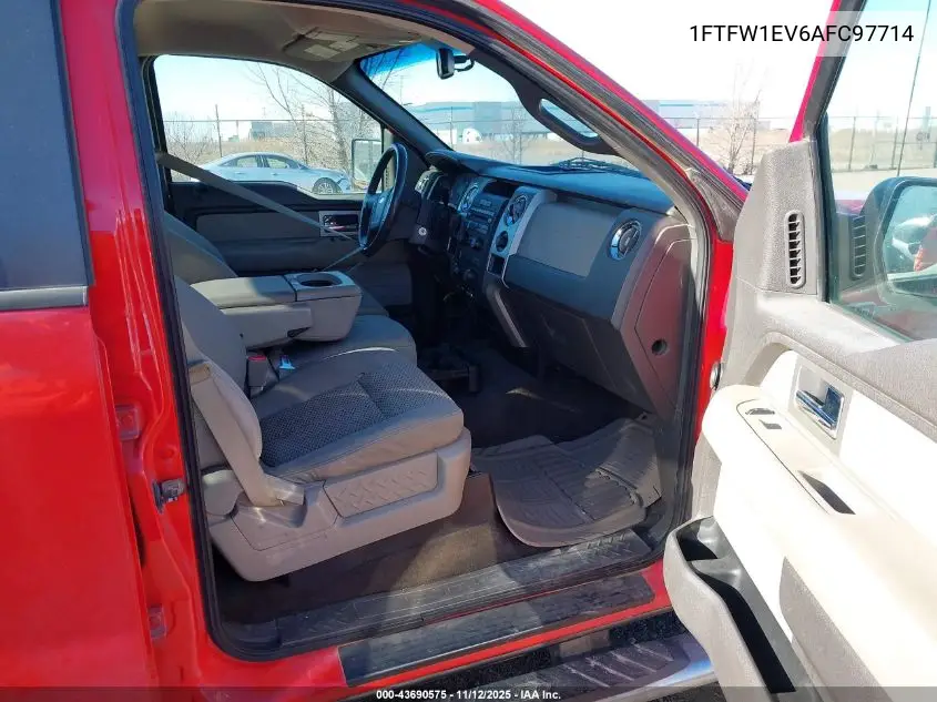 1FTFW1EV6AFC97714 2010 Ford F-150 Fx4/Harley-Davidson/King Ranch/Lariat/Platinum/Xl/Xlt