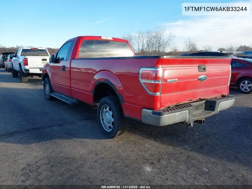 1FTMF1CW6AKB33244 2010 Ford F-150 Stx/Xl/Xlt