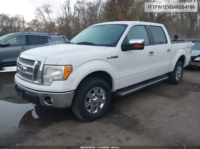 1FTFW1EV0AKE64186 2010 Ford F-150 Fx4/Harley-Davidson/King Ranch/Lariat/Platinum/Xl/Xlt