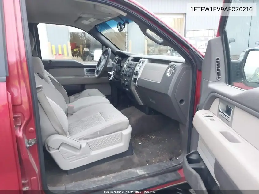 1FTFW1EV9AFC70216 2010 Ford F-150 Fx4/Harley-Davidson/King Ranch/Lariat/Platinum/Xl/Xlt