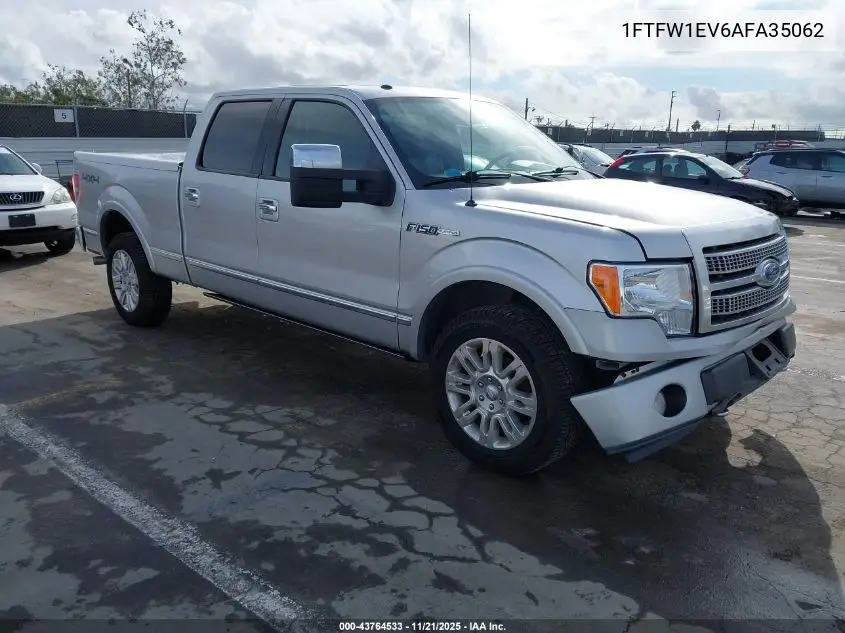 1FTFW1EV6AFA35062 2010 Ford F-150 Fx4/Harley-Davidson/King Ranch/Lariat/Platinum/Xl/Xlt