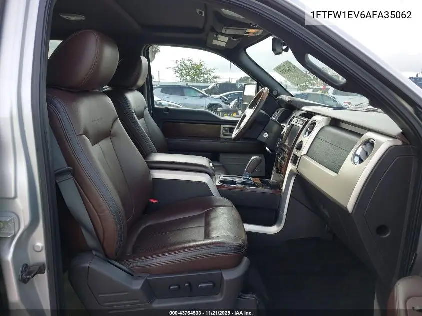 1FTFW1EV6AFA35062 2010 Ford F-150 Fx4/Harley-Davidson/King Ranch/Lariat/Platinum/Xl/Xlt