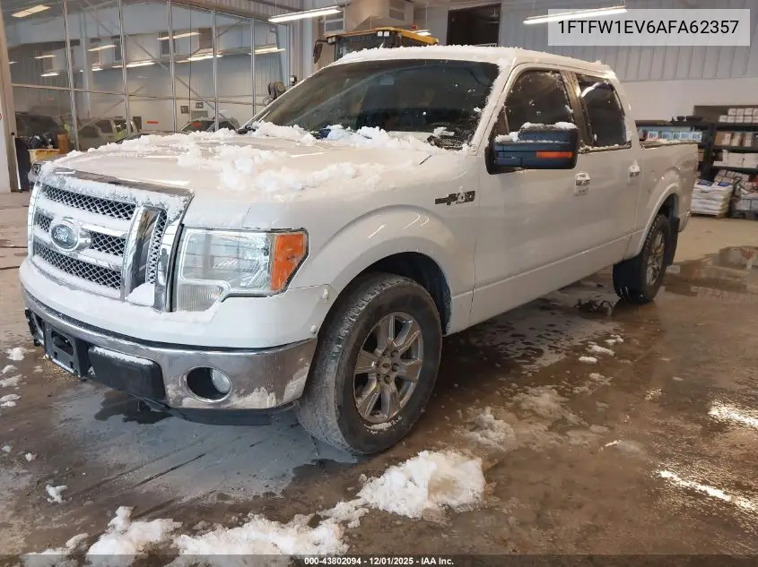 1FTFW1EV6AFA62357 2010 Ford F-150 Fx4/Harley-Davidson/King Ranch/Lariat/Platinum/Xl/Xlt