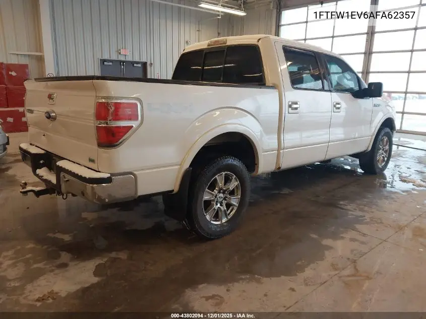 1FTFW1EV6AFA62357 2010 Ford F-150 Fx4/Harley-Davidson/King Ranch/Lariat/Platinum/Xl/Xlt