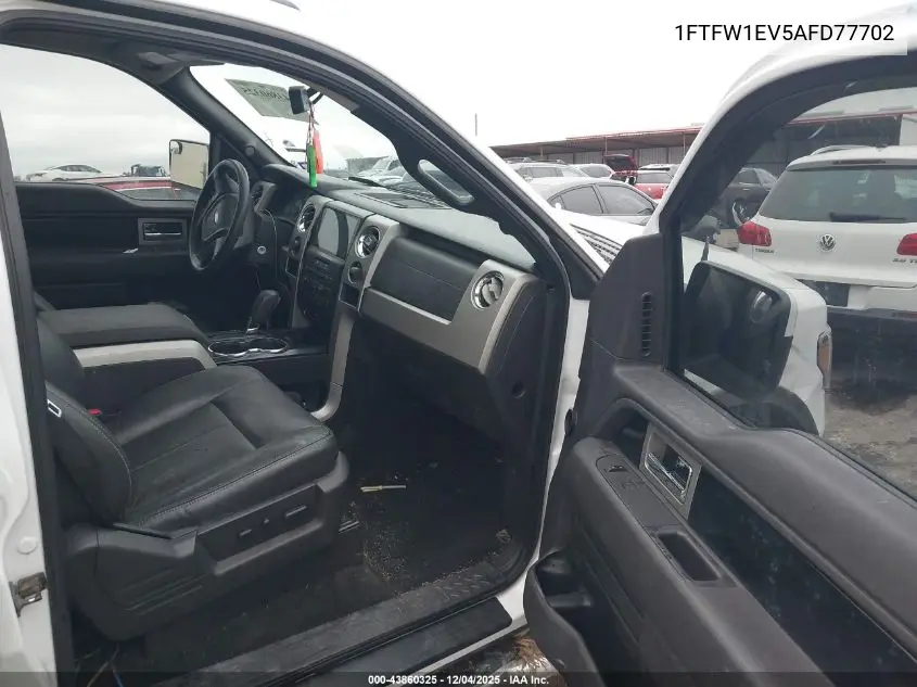 1FTFW1EV5AFD77702 2010 Ford F-150 Fx4/Harley-Davidson/King Ranch/Lariat/Platinum/Xl/Xlt