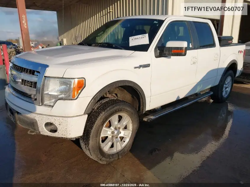 1FTFW1EV0AFC60707 2010 Ford F-150 Fx4/Harley-Davidson/King Ranch/Lariat/Platinum/Xl/Xlt
