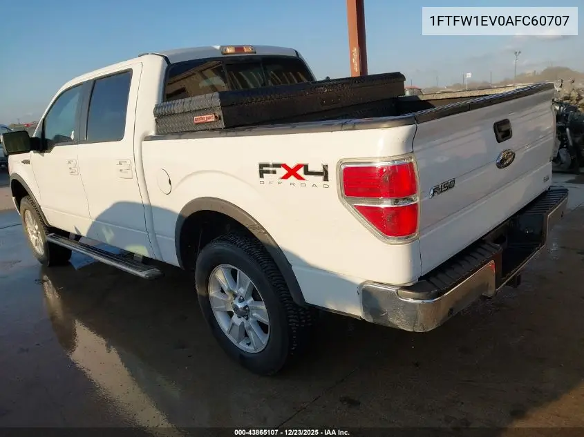 1FTFW1EV0AFC60707 2010 Ford F-150 Fx4/Harley-Davidson/King Ranch/Lariat/Platinum/Xl/Xlt