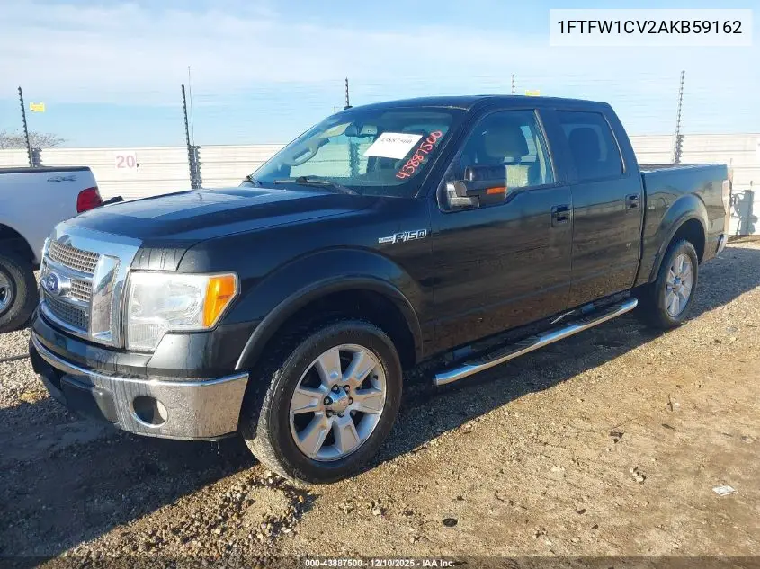 1FTFW1CV2AKB59162 2010 Ford F-150 Fx2 Sport/Harley-Davidson/King Ranch/Lariat/Platinum/Xl/Xlt