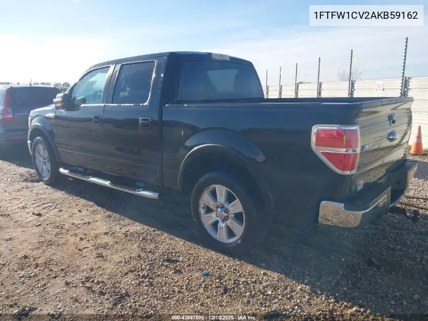 1FTFW1CV2AKB59162 2010 Ford F-150 Fx2 Sport/Harley-Davidson/King Ranch/Lariat/Platinum/Xl/Xlt