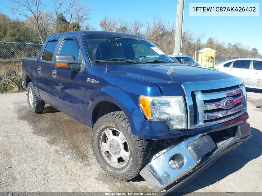 1FTEW1C87AKA26452 2010 Ford F-150 Fx2 Sport/Xl/Xlt