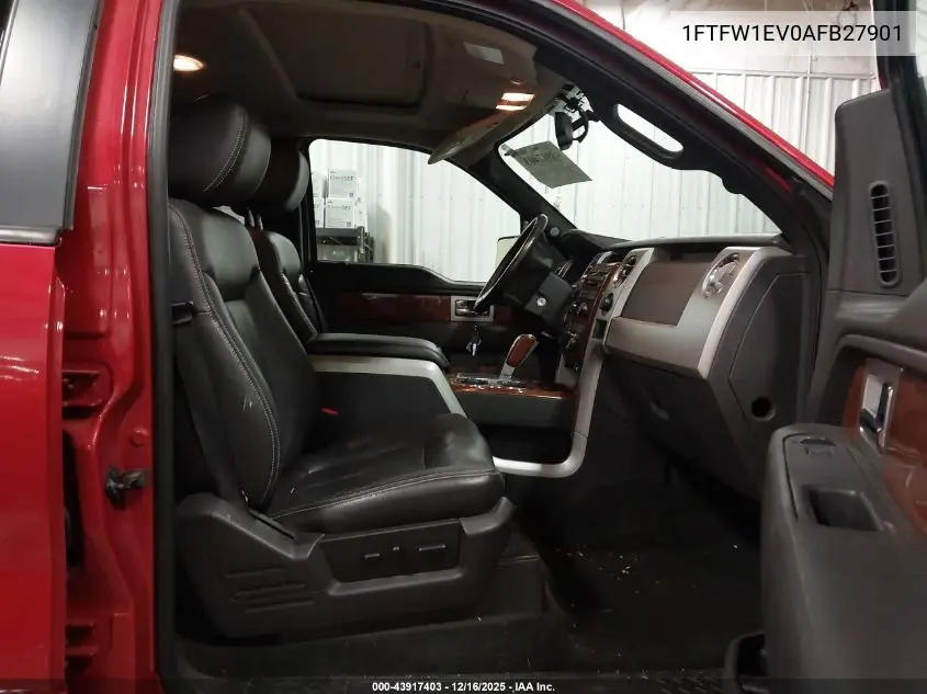 1FTFW1EV0AFB27901 2010 Ford F-150 Fx4/Harley-Davidson/King Ranch/Lariat/Platinum/Xl/Xlt