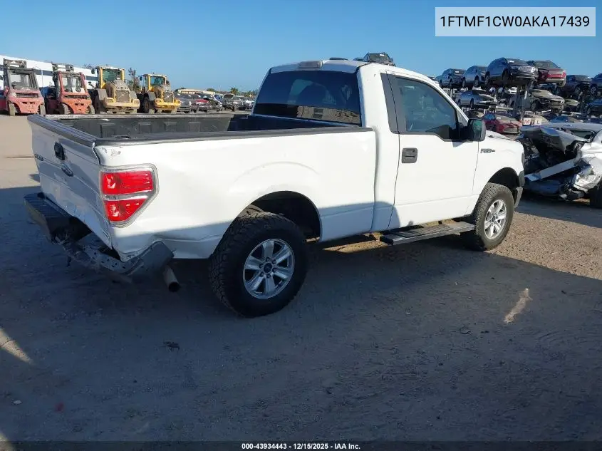 1FTMF1CW0AKA17439 2010 Ford F-150 Stx/Xl/Xlt