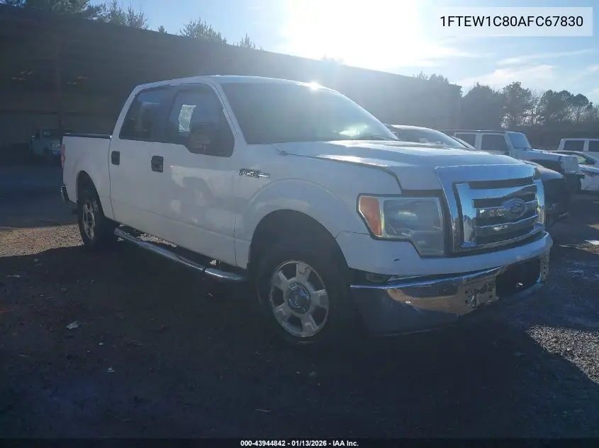 1FTEW1C80AFC67830 2010 Ford F-150 Xlt