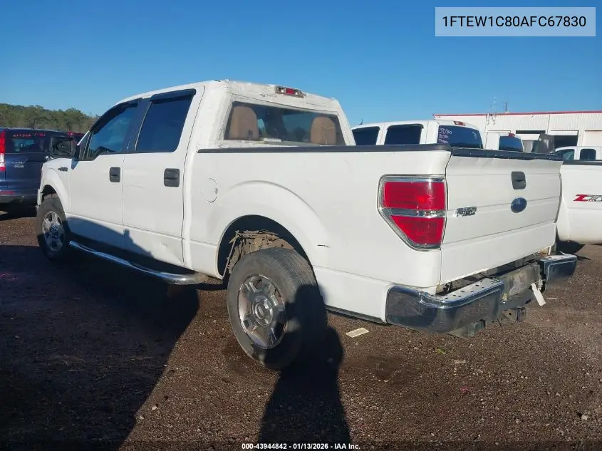 1FTEW1C80AFC67830 2010 Ford F-150 Xlt