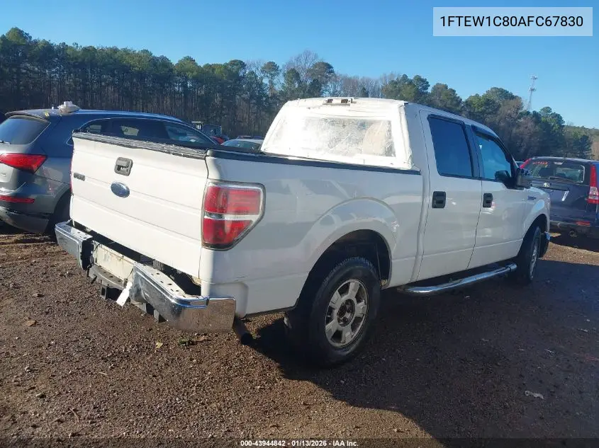 1FTEW1C80AFC67830 2010 Ford F-150 Xlt