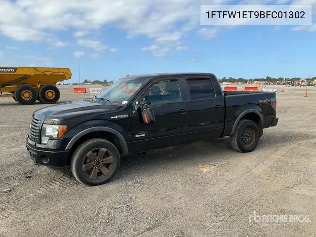 1FTFW1ET9BFC01302 2011 Ford F-150 2011 Ford F-150 4X4 Crew Cab Pickup