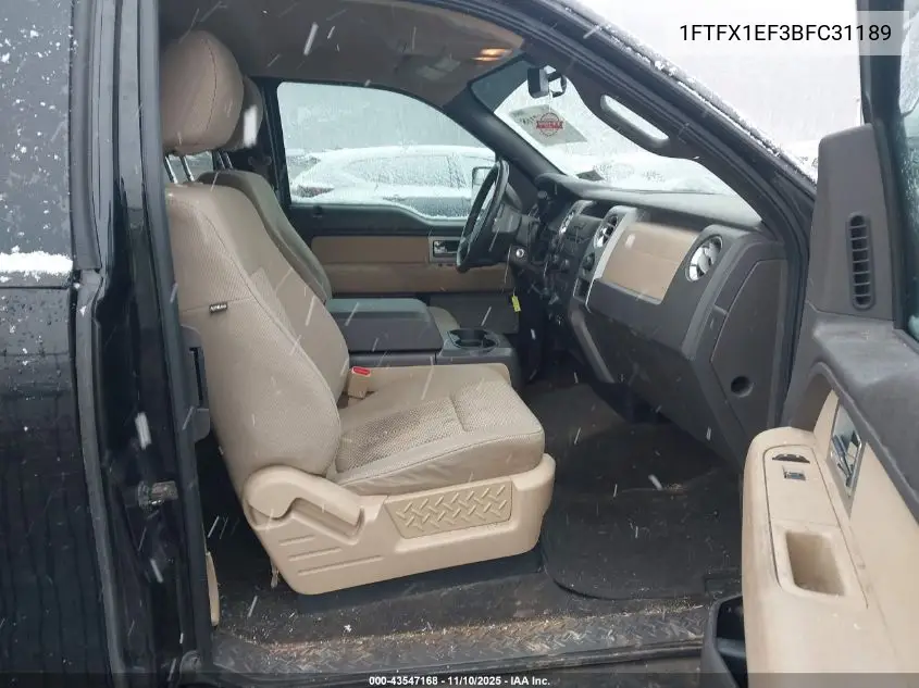 1FTFX1EF3BFC31189 2011 Ford F-150 Xlt