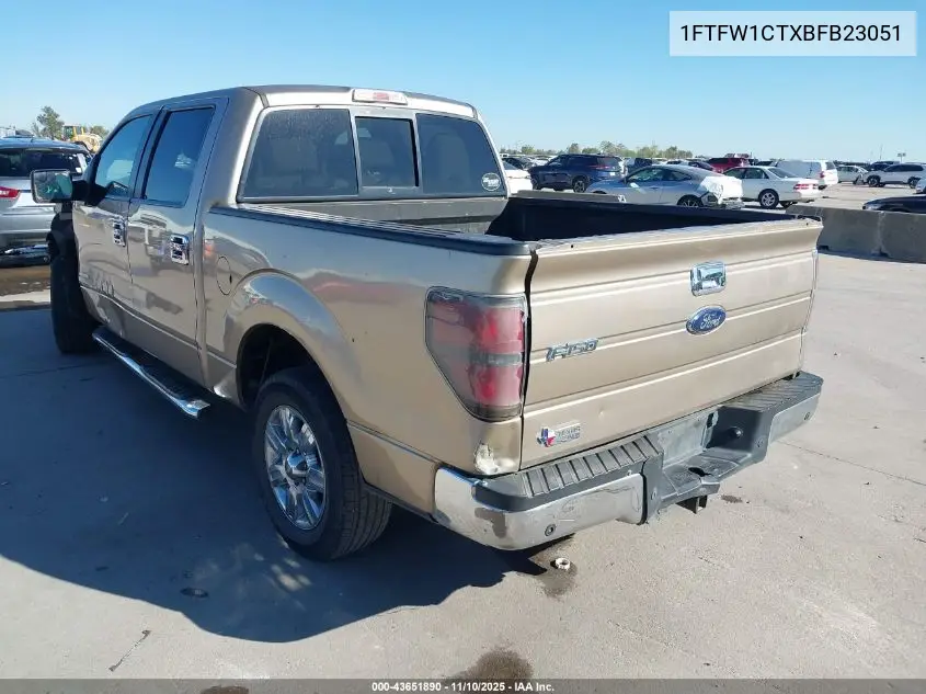 1FTFW1CTXBFB23051 2011 Ford F-150 Xlt