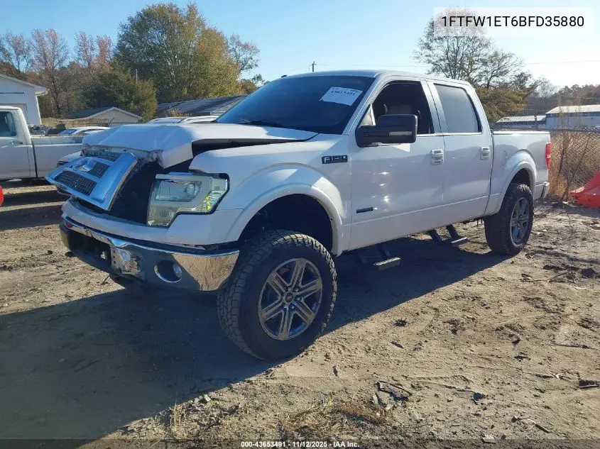 1FTFW1ET6BFD35880 2011 Ford F-150 Lariat