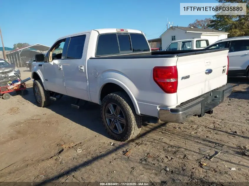 1FTFW1ET6BFD35880 2011 Ford F-150 Lariat
