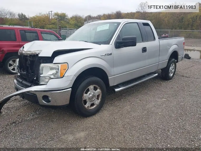 1FTEX1CM1BFA11983 2011 Ford F-150 Xlt