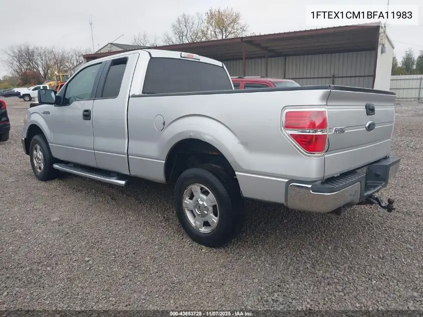 1FTEX1CM1BFA11983 2011 Ford F-150 Xlt