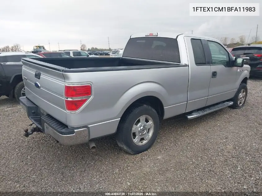 1FTEX1CM1BFA11983 2011 Ford F-150 Xlt