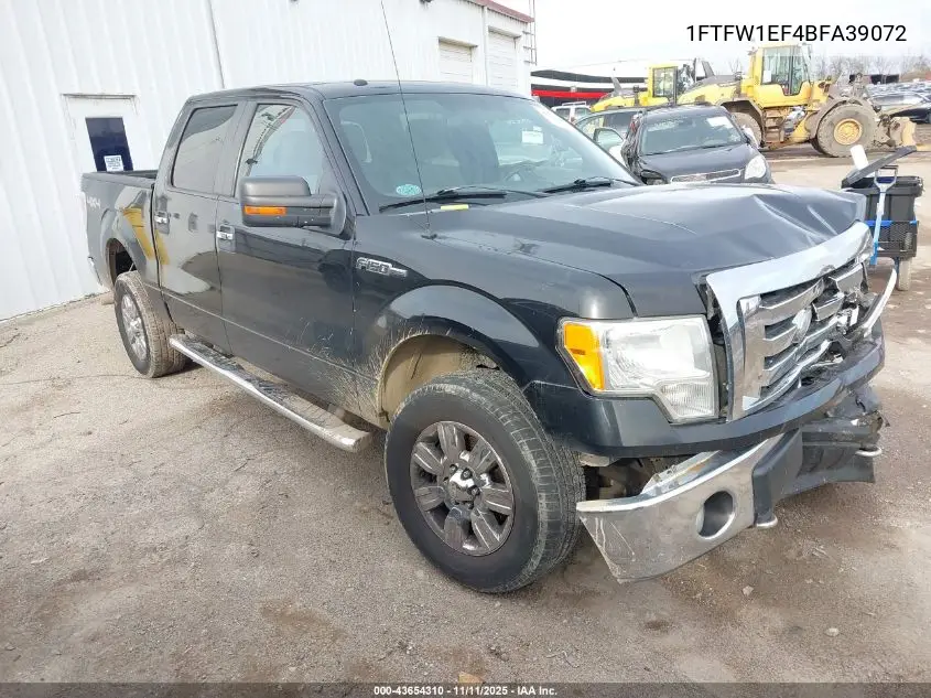 1FTFW1EF4BFA39072 2011 Ford F-150 Xlt