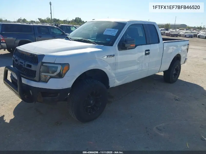 1FTFX1EF7BFB46520 2011 Ford F-150 Xlt