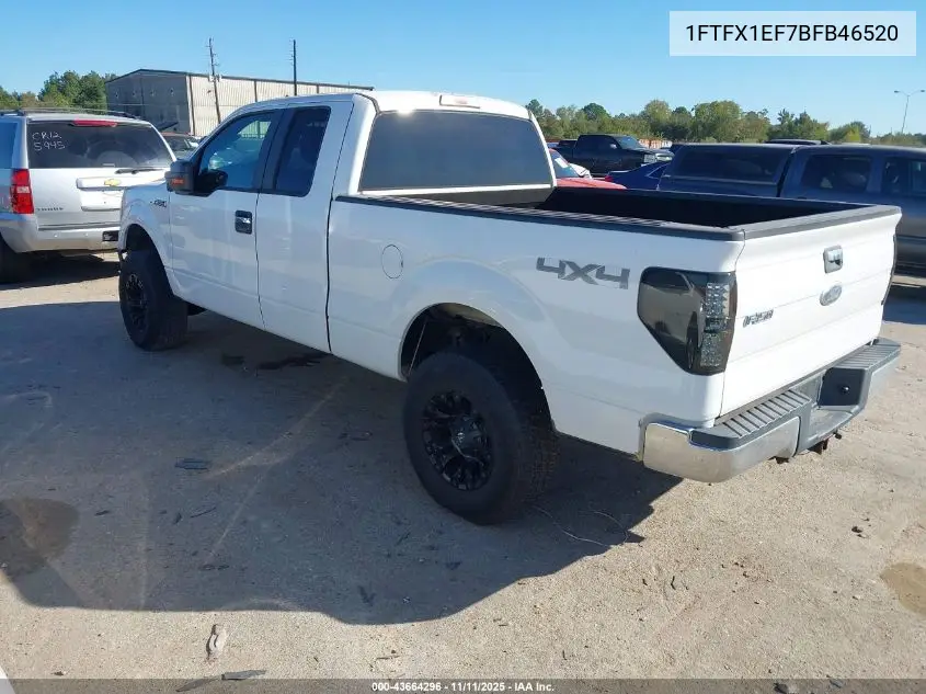 1FTFX1EF7BFB46520 2011 Ford F-150 Xlt