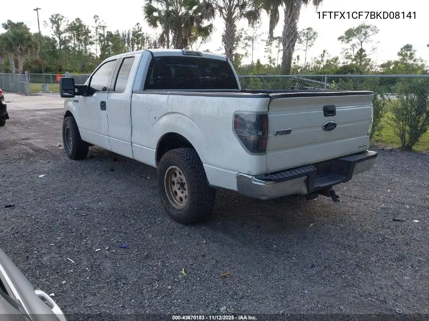 1FTFX1CF7BKD08141 2011 Ford F-150 Xl