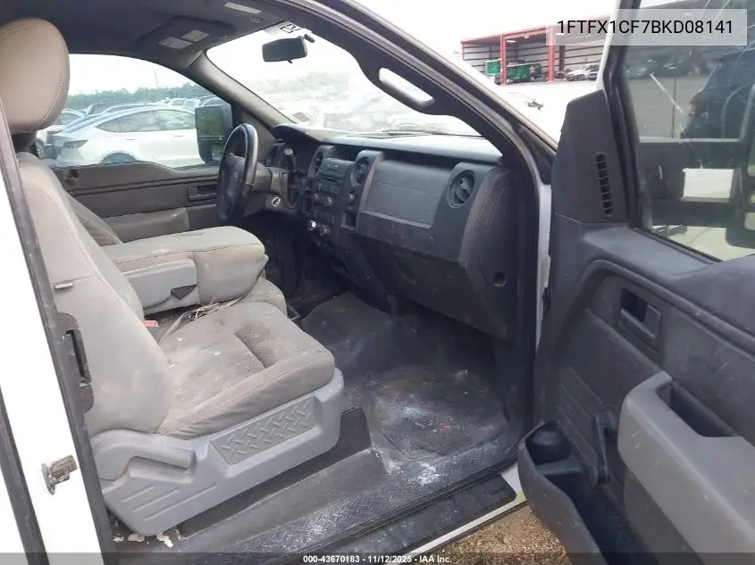 1FTFX1CF7BKD08141 2011 Ford F-150 Xl