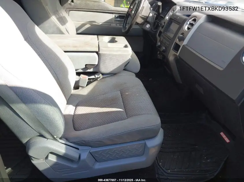 1FTFW1ETXBKD93532 2011 Ford F-150 Xlt