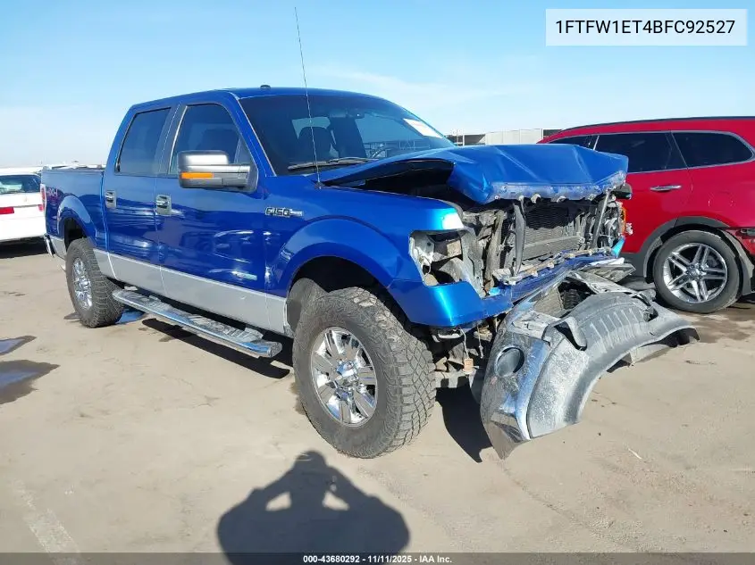 1FTFW1ET4BFC92527 2011 Ford F-150 Xlt