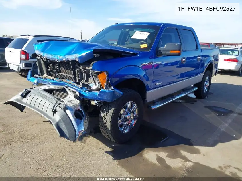 1FTFW1ET4BFC92527 2011 Ford F-150 Xlt