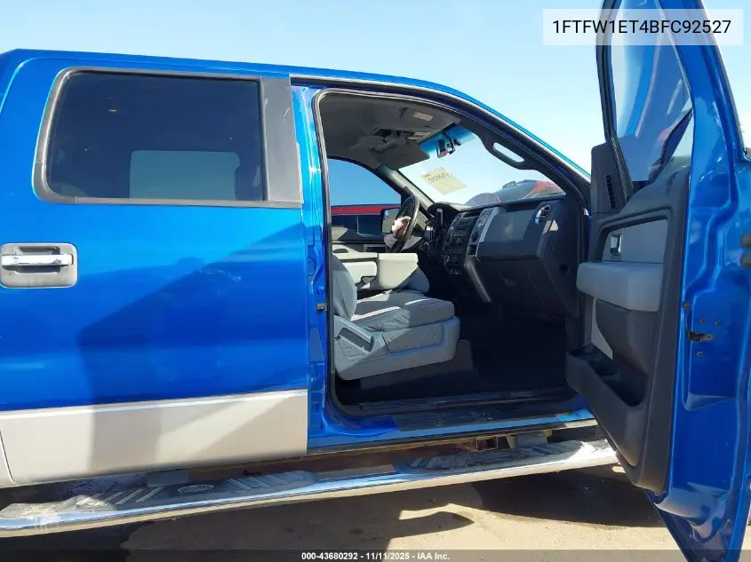 1FTFW1ET4BFC92527 2011 Ford F-150 Xlt