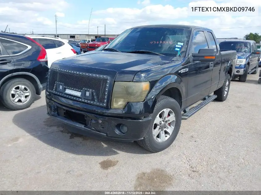 1FTEX1CMXBKD09746 2011 Ford F-150 Xlt
